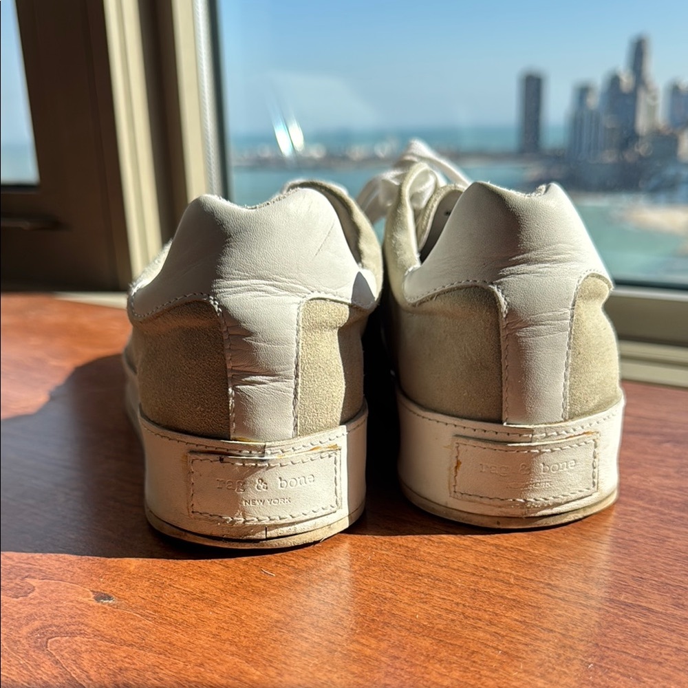 Rag & bone men’s suede leather tan sneakers - Picture 3 of 11